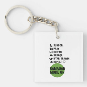 Ramadan Mode On,Islamic Fasting Activities List, Keychain