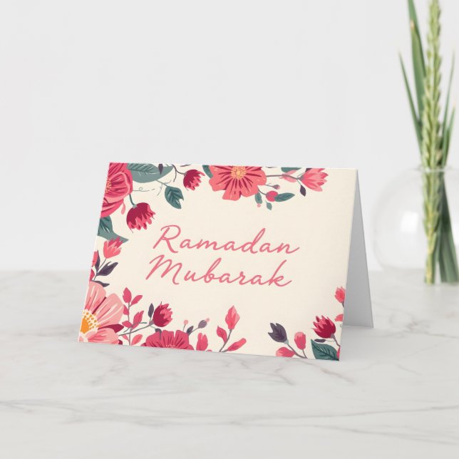 Ramadan Mubarak 2026 greeting card (Front)
