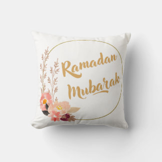 Ramadan Mubarak 5 Throw Pillow