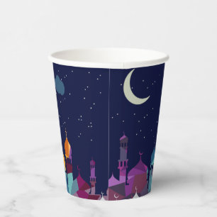 Ramadan Mubarak Arabian Nights Oriental Gifts Paper Cups