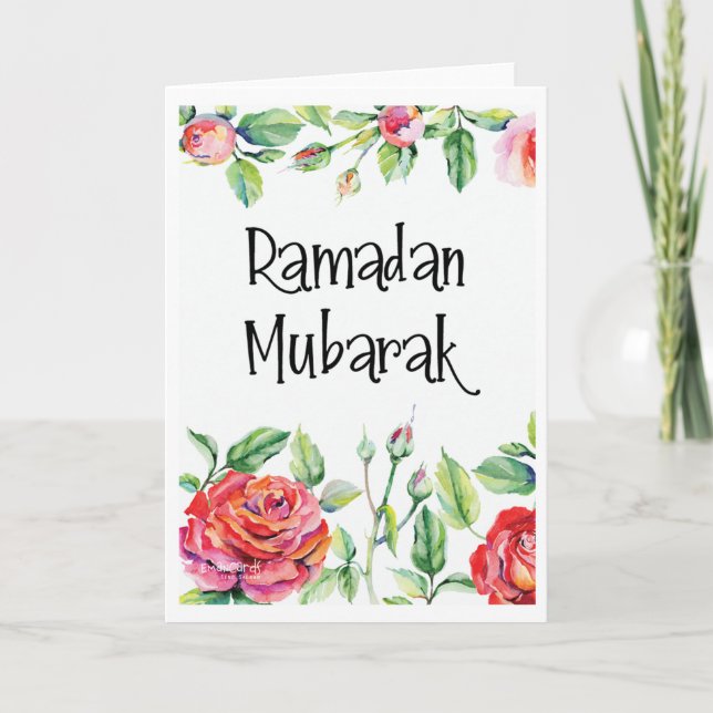 Ramadan Mubarak Card (Front)
