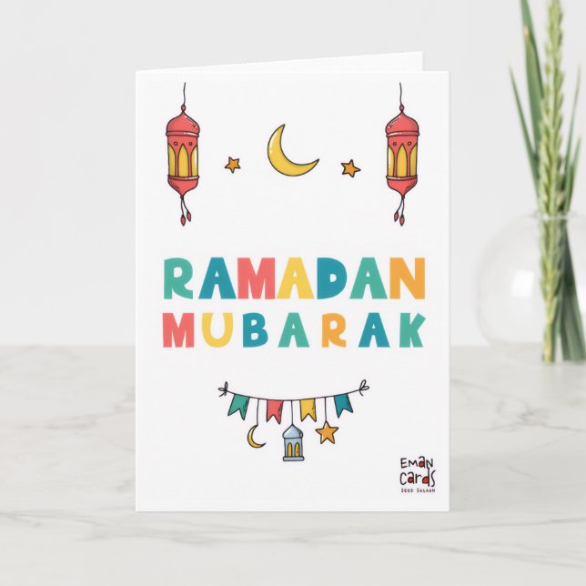 Ramadan Mubarak Card (Front)