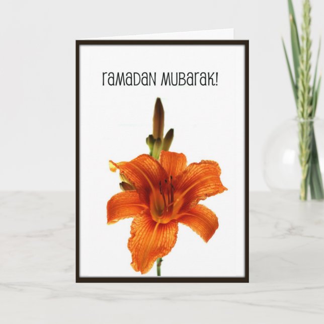 Ramadan Mubarak Card (Front)