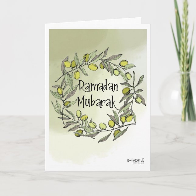 Ramadan Mubarak Card (Front)