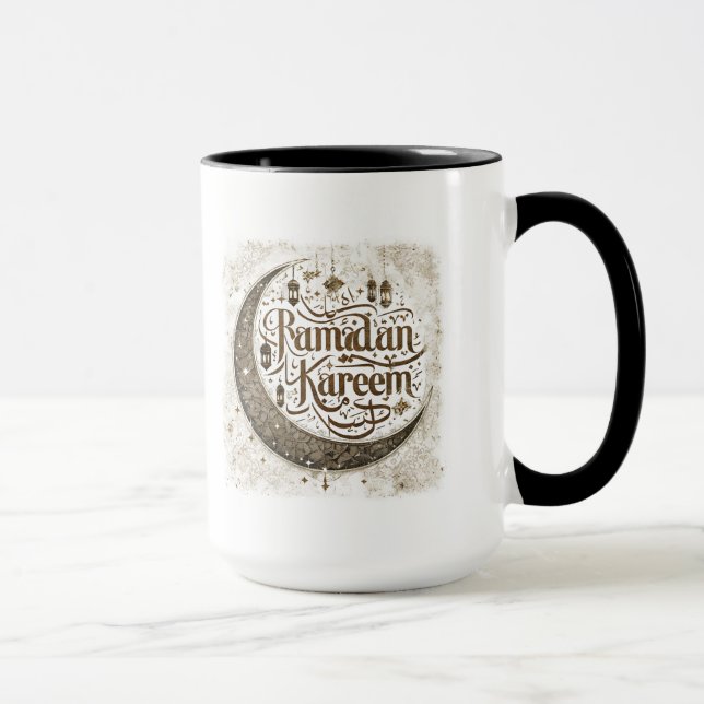 Ramadan Mubarak Celebration  Traditional Lanterns  Mug (Right)