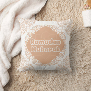 Ramadan Mubarak different sides Throw Pillow