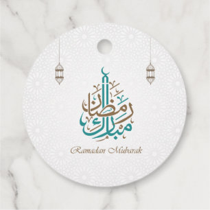 Ramadan Mubarak /  Eid Mubarak Customize Favour Tags