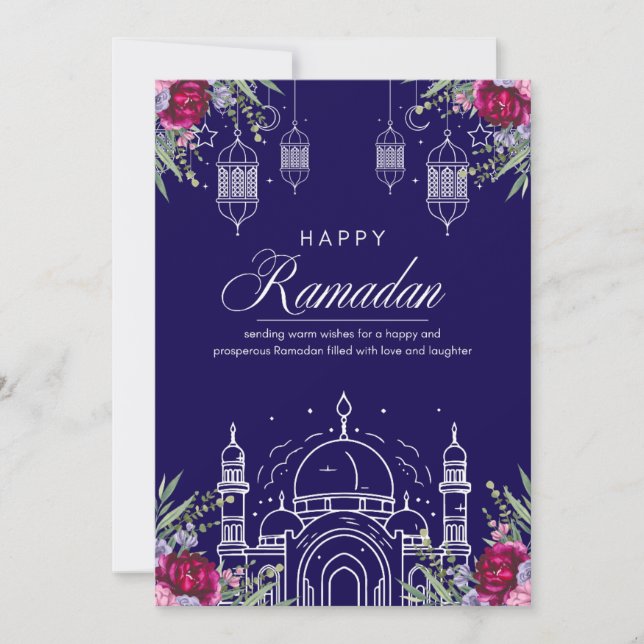 Ramadan Mubarak Greeting Card  (Front)
