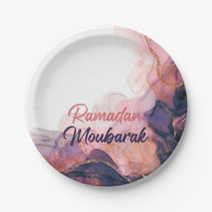 Ramadan mubarak islamic gifts paper plate