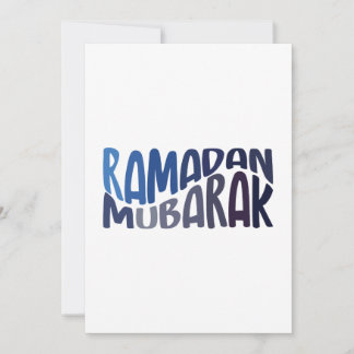 Ramadan Mubarak Islamic quote Holiday Card