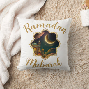 RAMADAN MUBARAK KAREEM 2026 THROW PILLOW