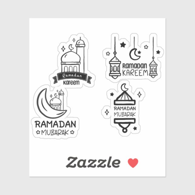 Ramadan Mubarak Kareem Set  (Sheet)