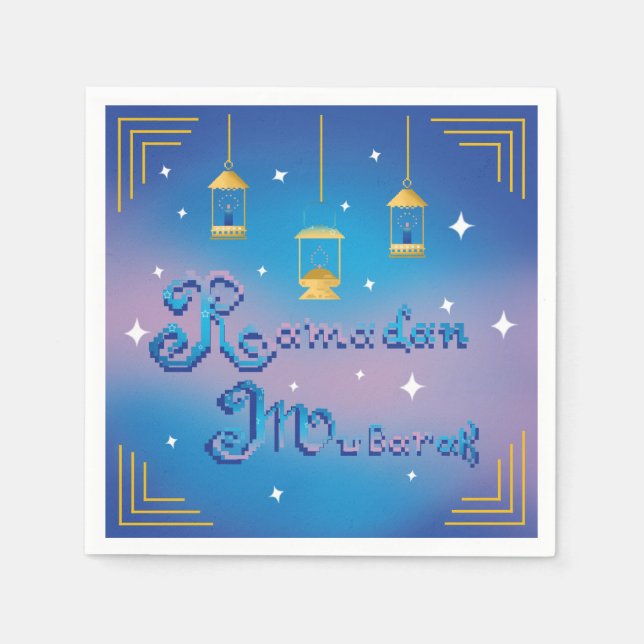 Ramadan Mubarak Napkin (Front)