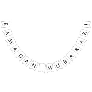 Ramadan Mubarak Pennant Bunting Banner