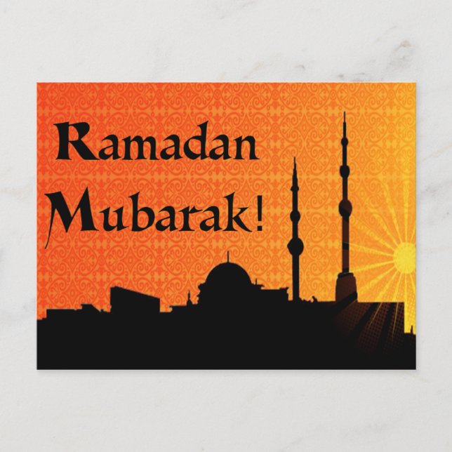 Ramadan Mubarak Postcard (Front)
