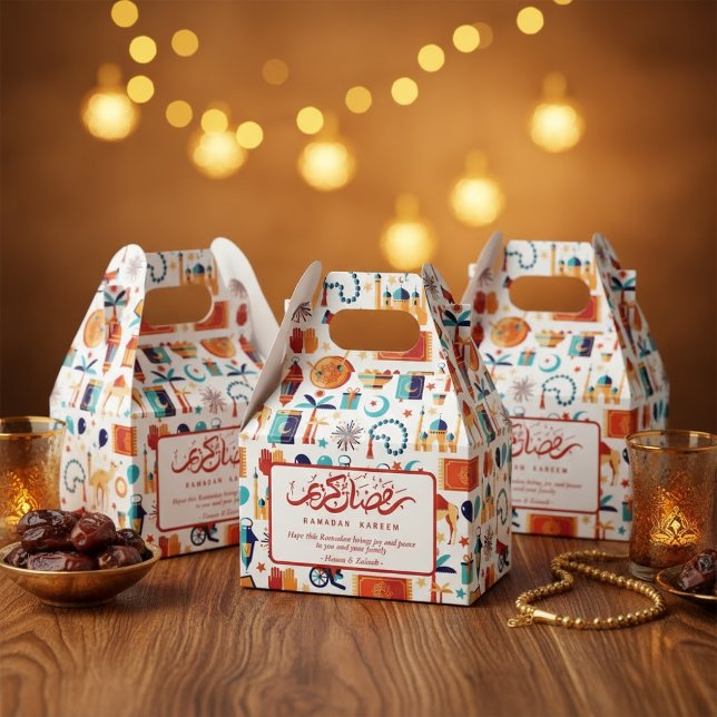 Ramadan Mubarak -Ramadan Kareem -Iftar Favour Boxe Favor Box (Creator Uploaded)