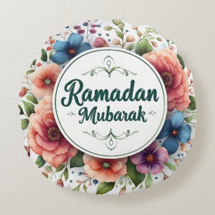 Ramadan  Mubarak  Round Pillow