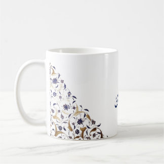 Ramadan Mubark in golden and Blue Coffee Mug