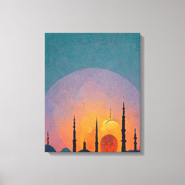 Ramadan new year canvas print (Front)