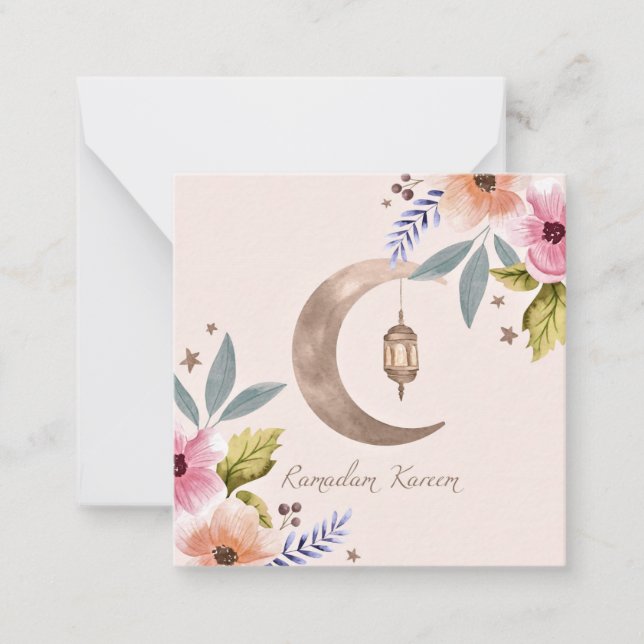 Ramadan  note card (Front)