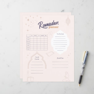 Ramadan planner