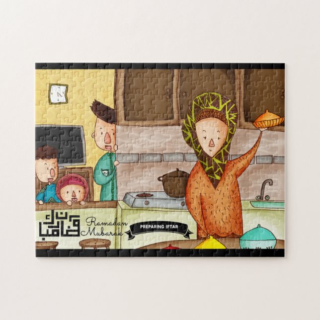 Ramadan Puzzle Préparer l'Iftar (Horizontal)