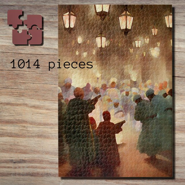 Ramadan scene from 1902 -painting jigsaw puzzle (Creator Uploaded)