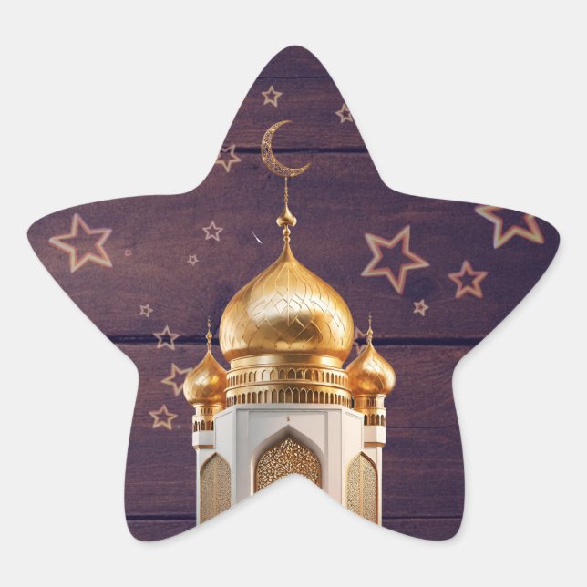 Ramadan  star sticker (Front)