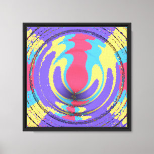 Ramanujan Mathematical Pattern Canvas Print