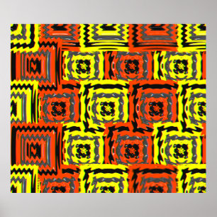 Ramanujan Mathematical Pattern Poster