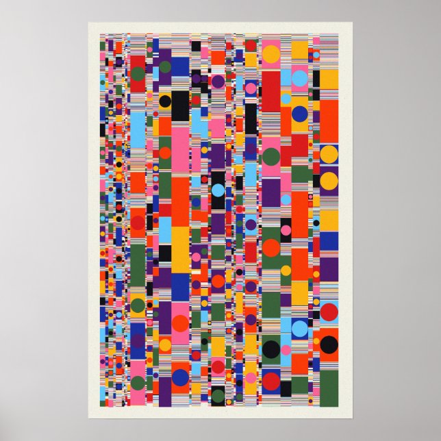 Ramanujan Numbers Pattern Design  Poster (Front)