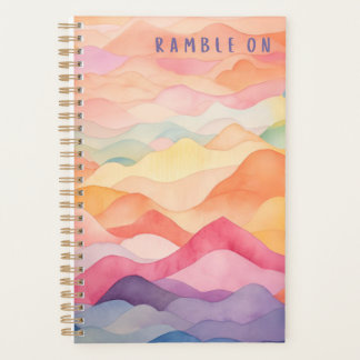 Ramble On Watercolor Planner