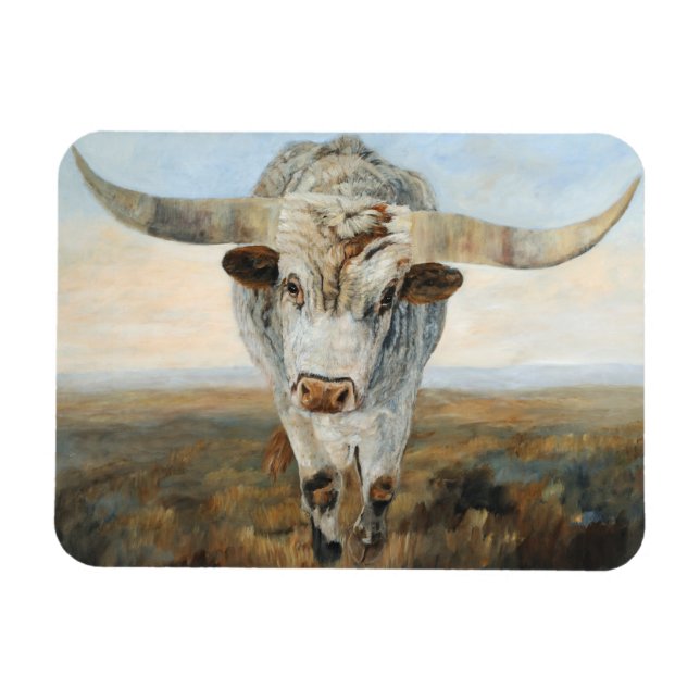 Ramblin' On Cow Magnet (Horizontal)