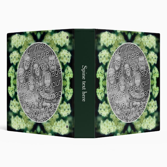 Rambling Wild White Roses Create Your Own Photo Binder (Background)