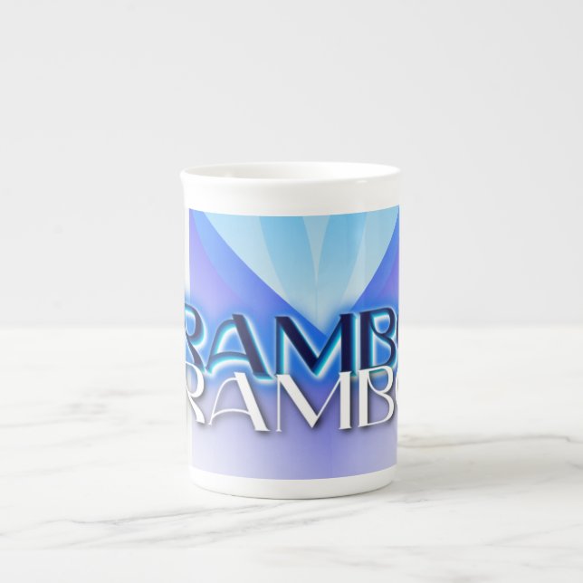 RAMBO BONE CHINA MUG (Front)