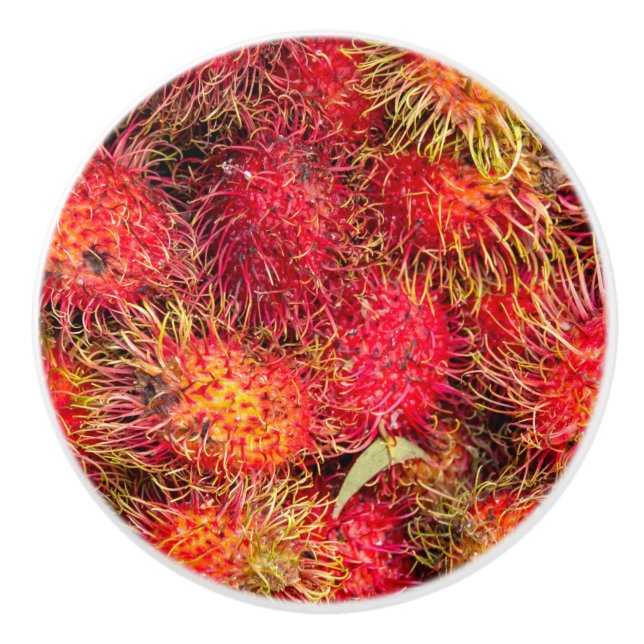 Rambutan Ceramic Knob (Front)
