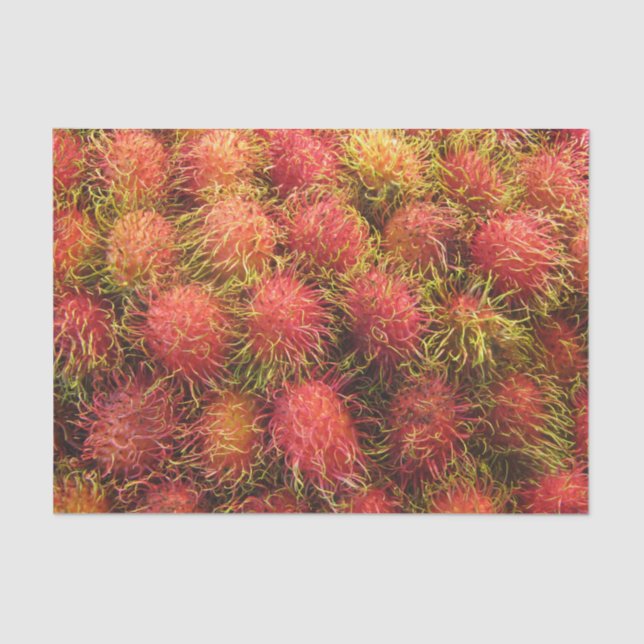 Rambutan Tropical Fruit Tissue Paper (Front)