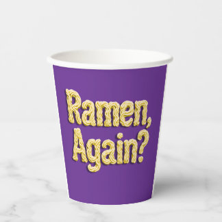 Ramen Again? Hoodie Paper Cups
