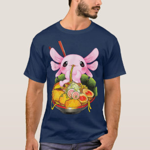 Ramen Axolotl Kawaii Anime Japanese Food Gift Girl T-Shirt