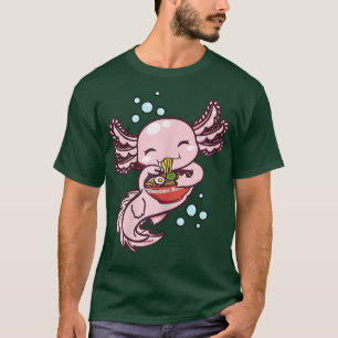 Ramen Axolotl Kawaii Anime Japanese Food Gift Kids T-Shirt