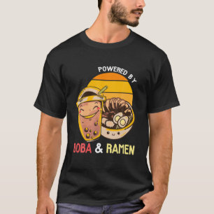 Ramen Boba Tea K-Pop Japanese Noodles Anime T-Shirt