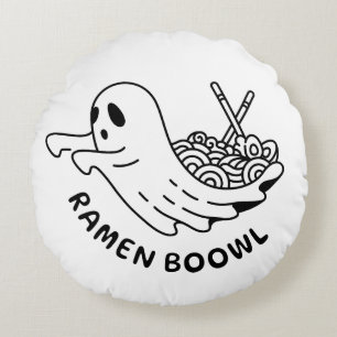 Ramen Boowl Round Pillow