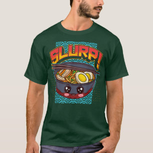 Ramen Bowl Kawaii Style Japanese Aesthetic Meme T-Shirt