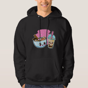 Ramen Bubble Tea Boba Noodles Japanese Anime Hoodie