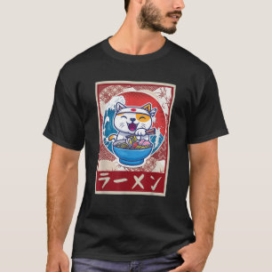 Ramen Ca Kawaii Anime Japanese Food Gift Teens Gir T-Shirt