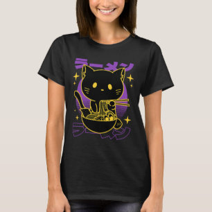 Ramen Cat Japanese  T-Shirt