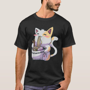 Ramen Cat Kawaii Anime Japanese Noodles T-Shirt