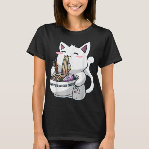 Ramen Cat Kawaii Anime Otaku T-Shirt