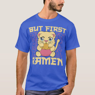 Ramen Cat Kawaii Japanese Noodle Funny Anime Cat14 T-Shirt