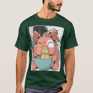Ramen Cat Lover Kawaii Anime1478 T-Shirt